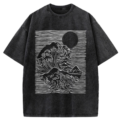 Kanagawa Division Vintage Washed T-shirt