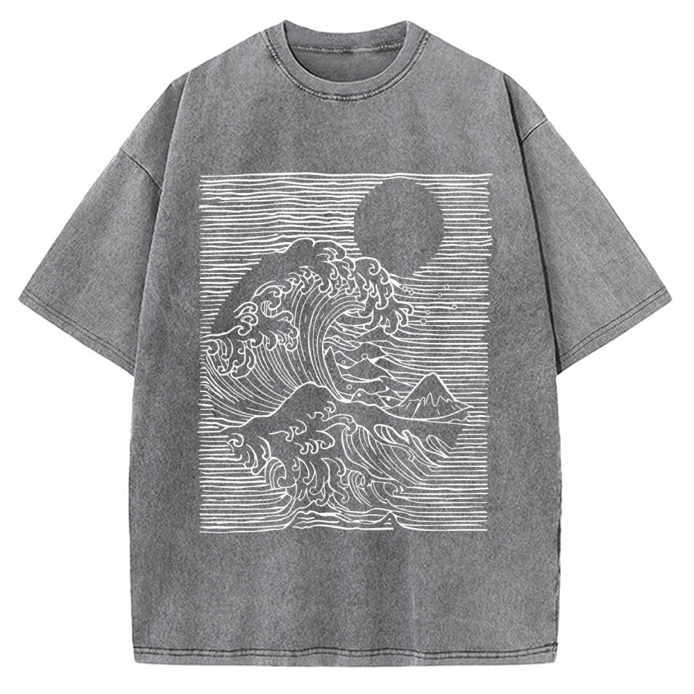 Kanagawa Division Vintage Washed T-shirt