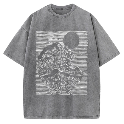 Kanagawa Division Vintage Washed T-shirt