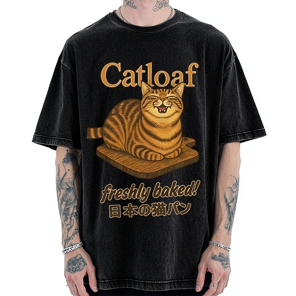 Japan Catloaf Vintage Washed T-shirt