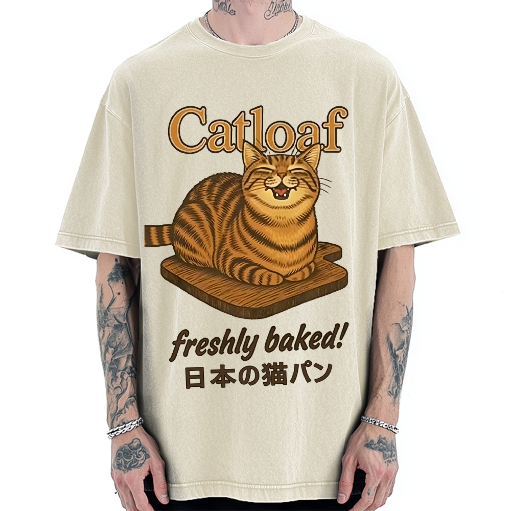 Japan Catloaf Vintage Washed T-shirt