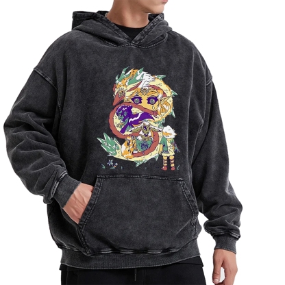 Hyrule Dragon Vintage Washed Hoodie