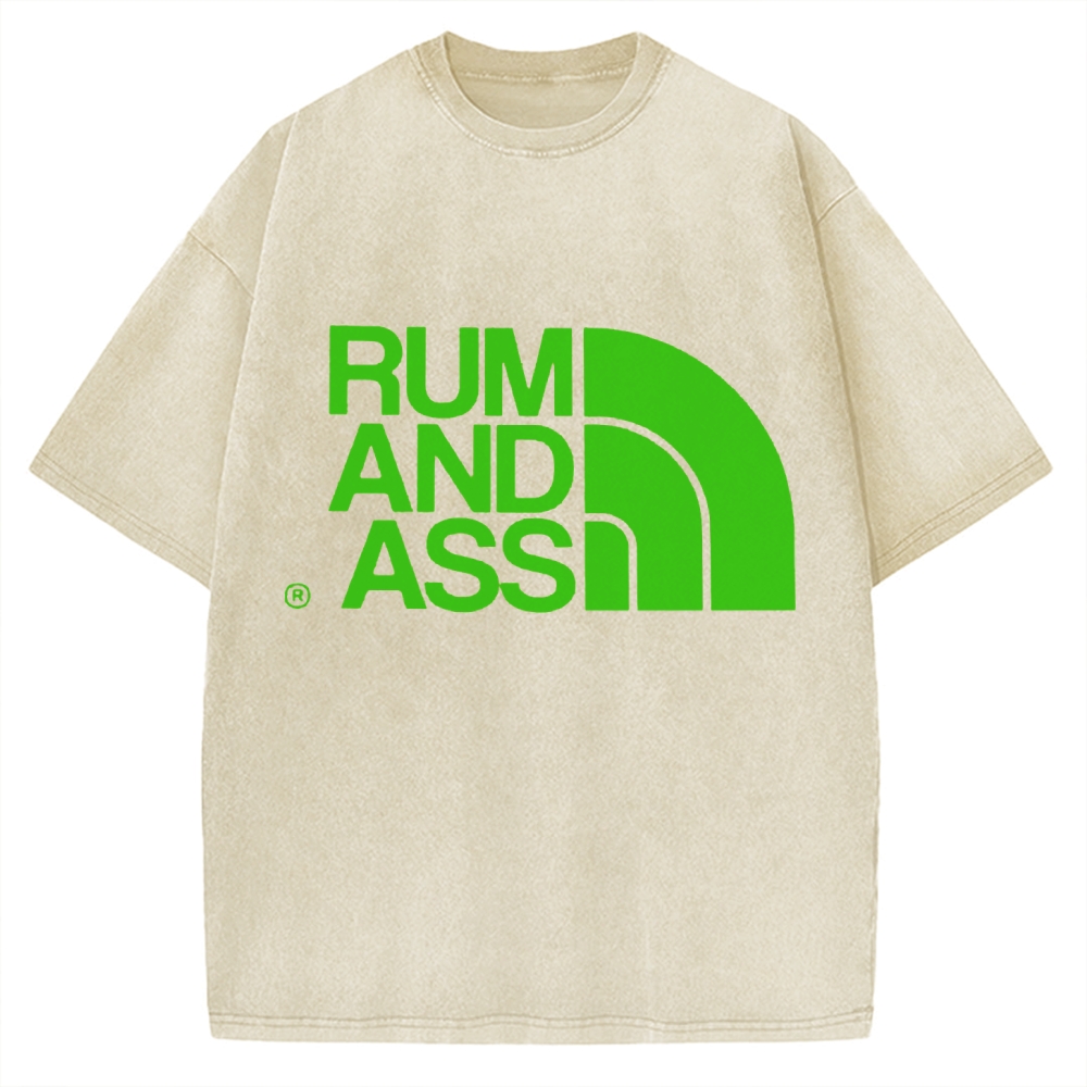 Rum And Ass Vintage Washed T-shirt