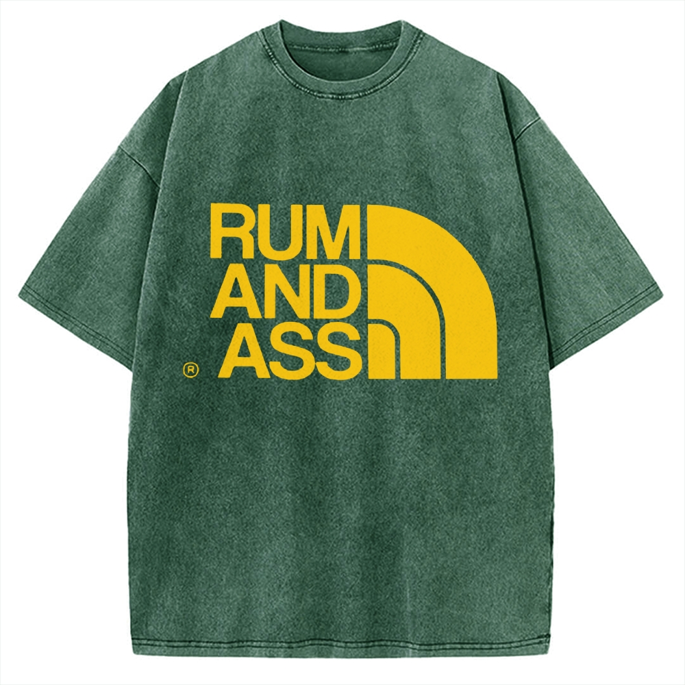 Rum And Ass Vintage Washed T-shirt