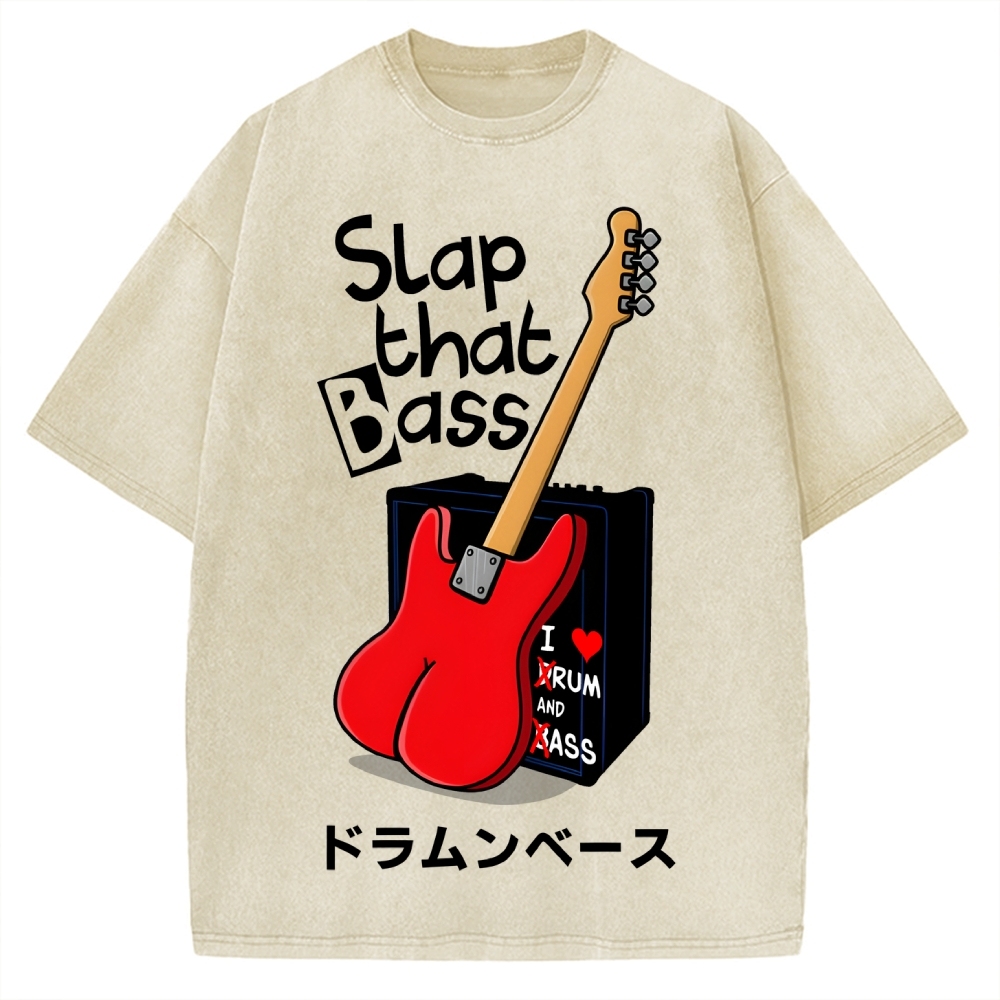 Slap That Bass Vintage Washed T-shirt