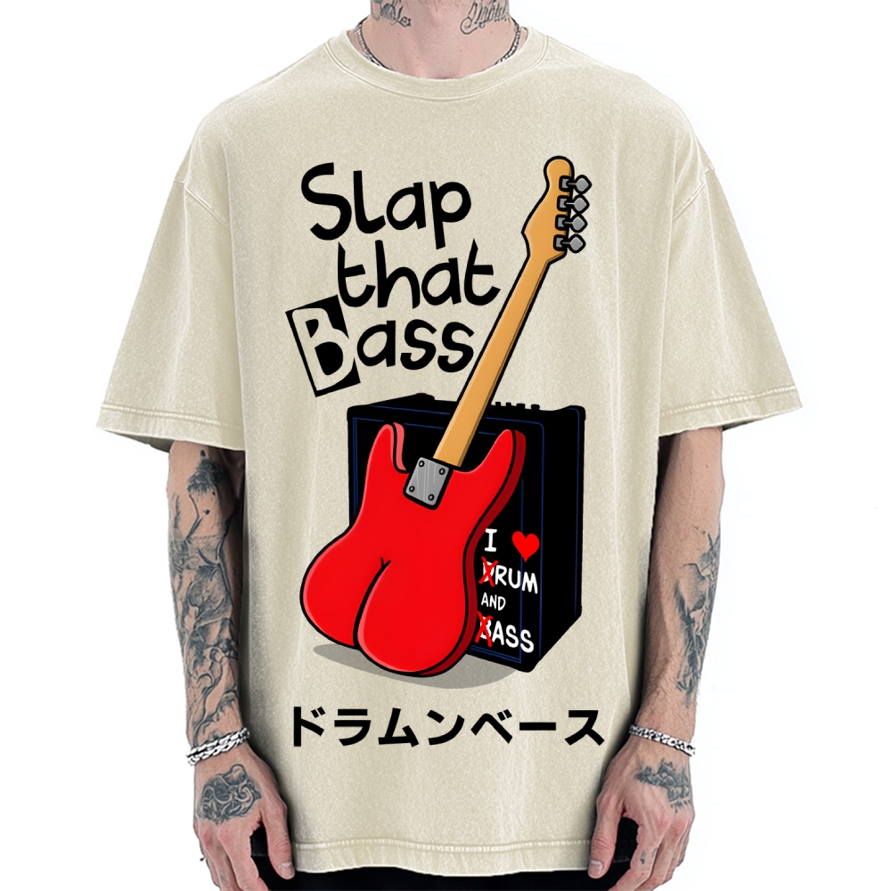Slap That Bass Vintage Washed T-shirt