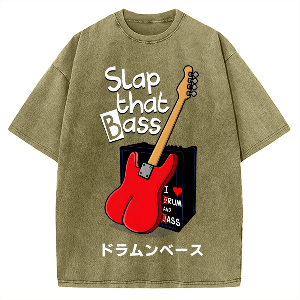 Slap That Bass Vintage Washed T-shirt