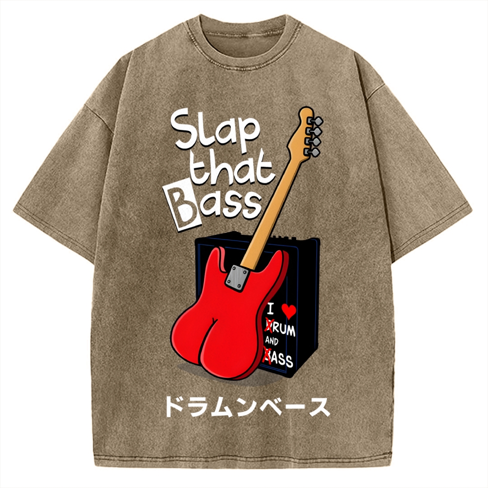 Slap That Bass Vintage Washed T-shirt