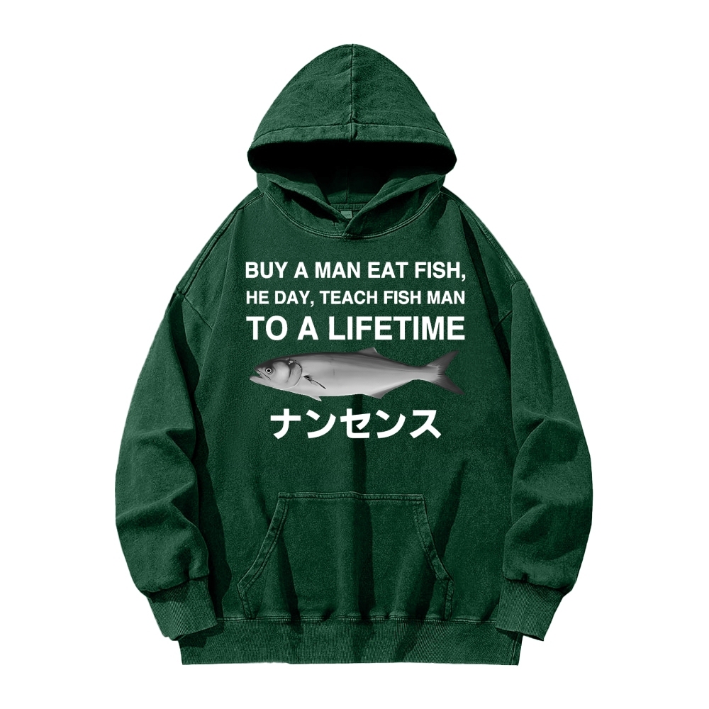Tokyo-Assassin Funny To A Lifetime Vintage Washed Hoodie
