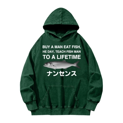 Tokyo-Assassin Funny To A Lifetime Vintage Washed Hoodie