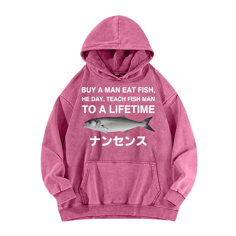 Tokyo-Assassin Funny To A Lifetime Vintage Washed Hoodie