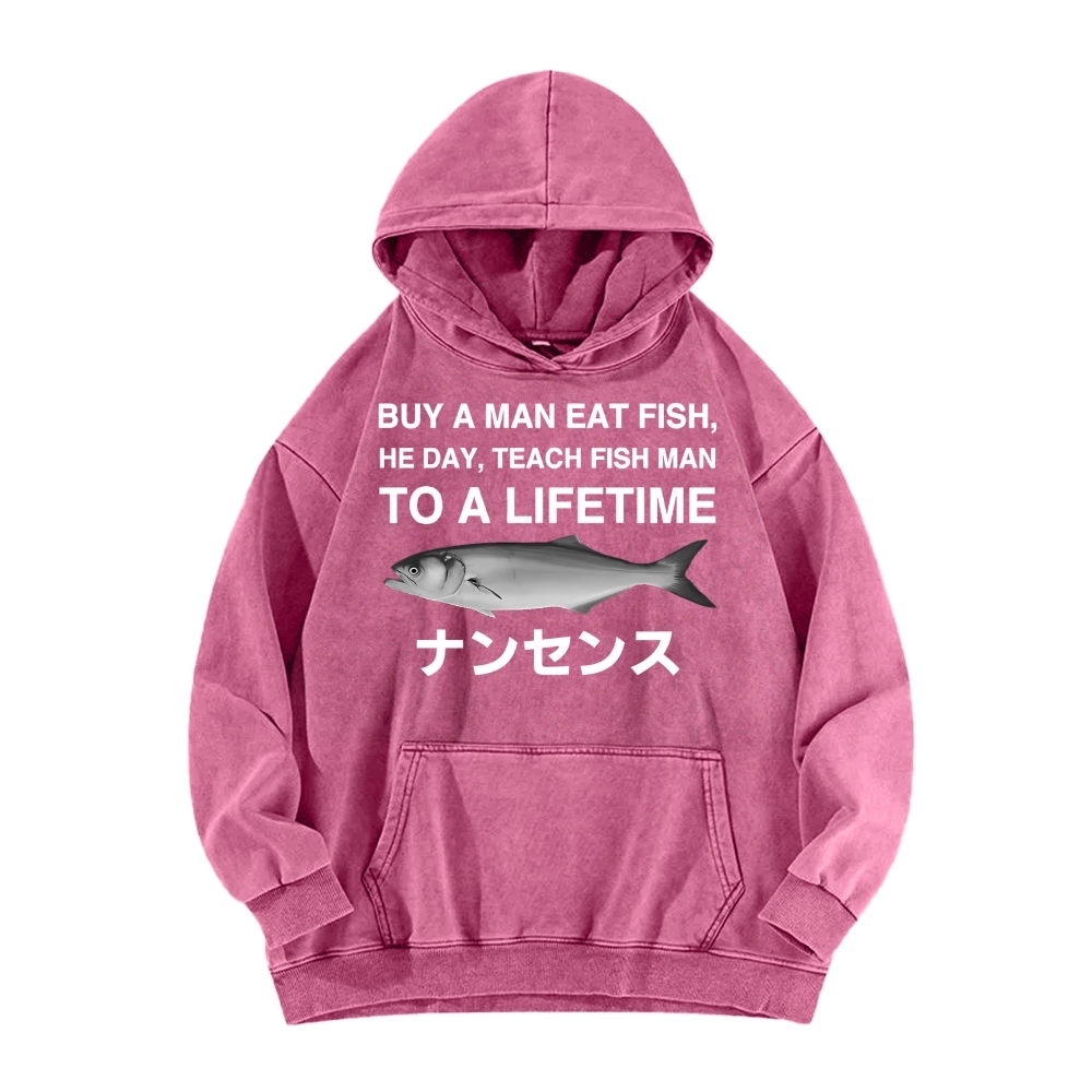 Tokyo-Assassin Funny To A Lifetime Vintage Washed Hoodie
