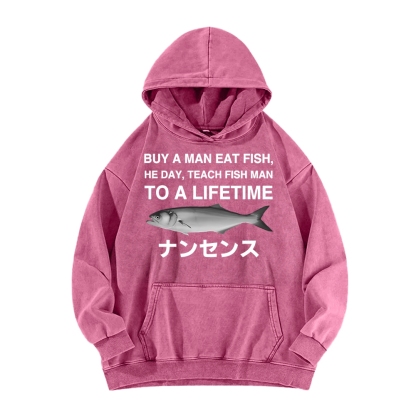 Tokyo-Assassin Funny To A Lifetime Vintage Washed Hoodie