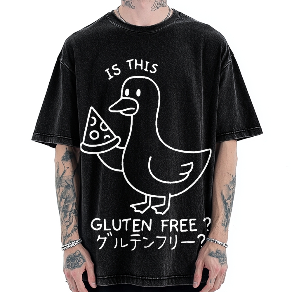 Goose eat pizza is this gluten free Vintage Washed T-shirt