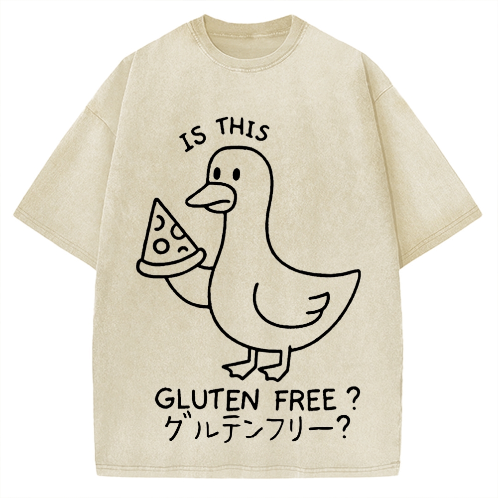Goose eat pizza is this gluten free Vintage Washed T-shirt