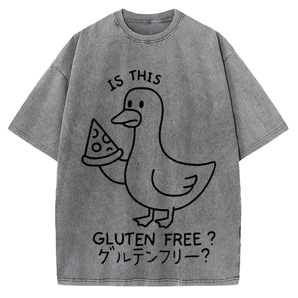 Goose eat pizza is this gluten free Vintage Washed T-shirt