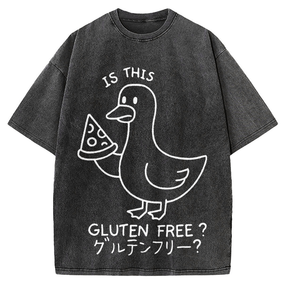 Goose eat pizza is this gluten free Vintage Washed T-shirt