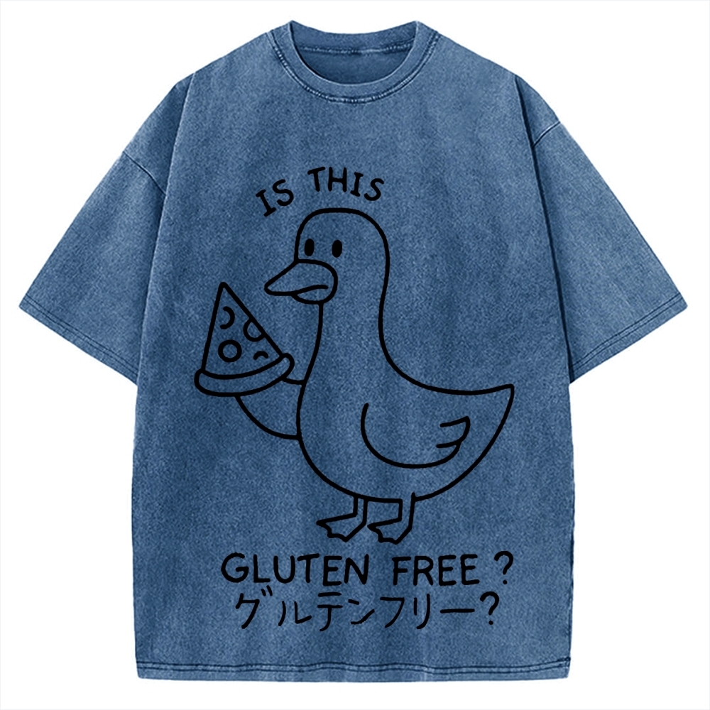 Goose eat pizza is this gluten free Vintage Washed T-shirt