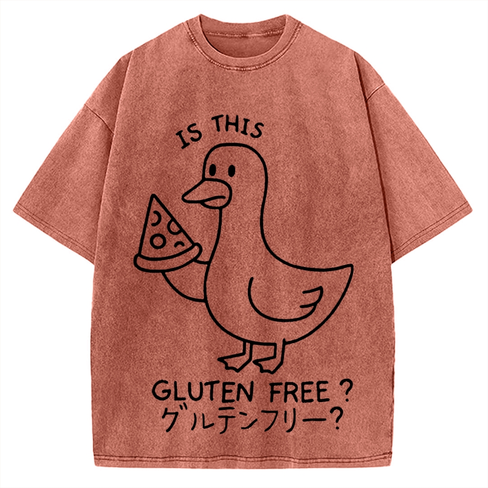 Goose eat pizza is this gluten free Vintage Washed T-shirt