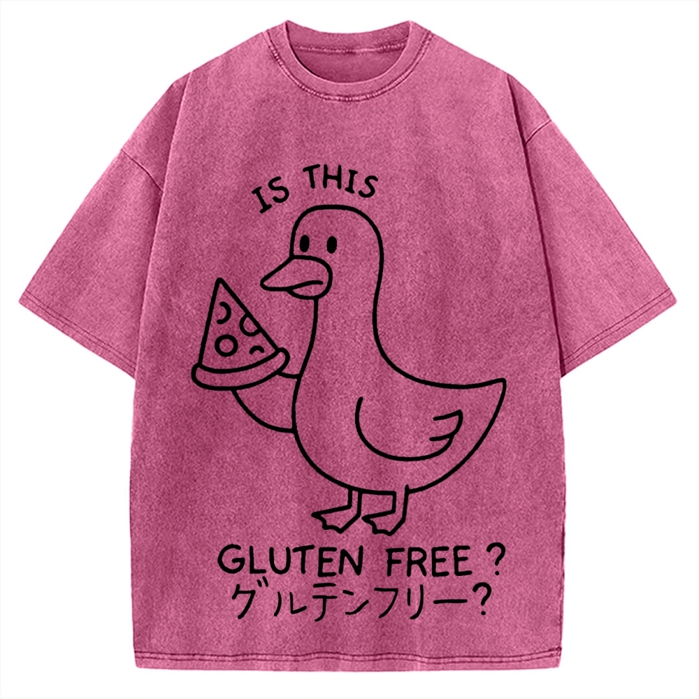Goose eat pizza is this gluten free Vintage Washed T-shirt