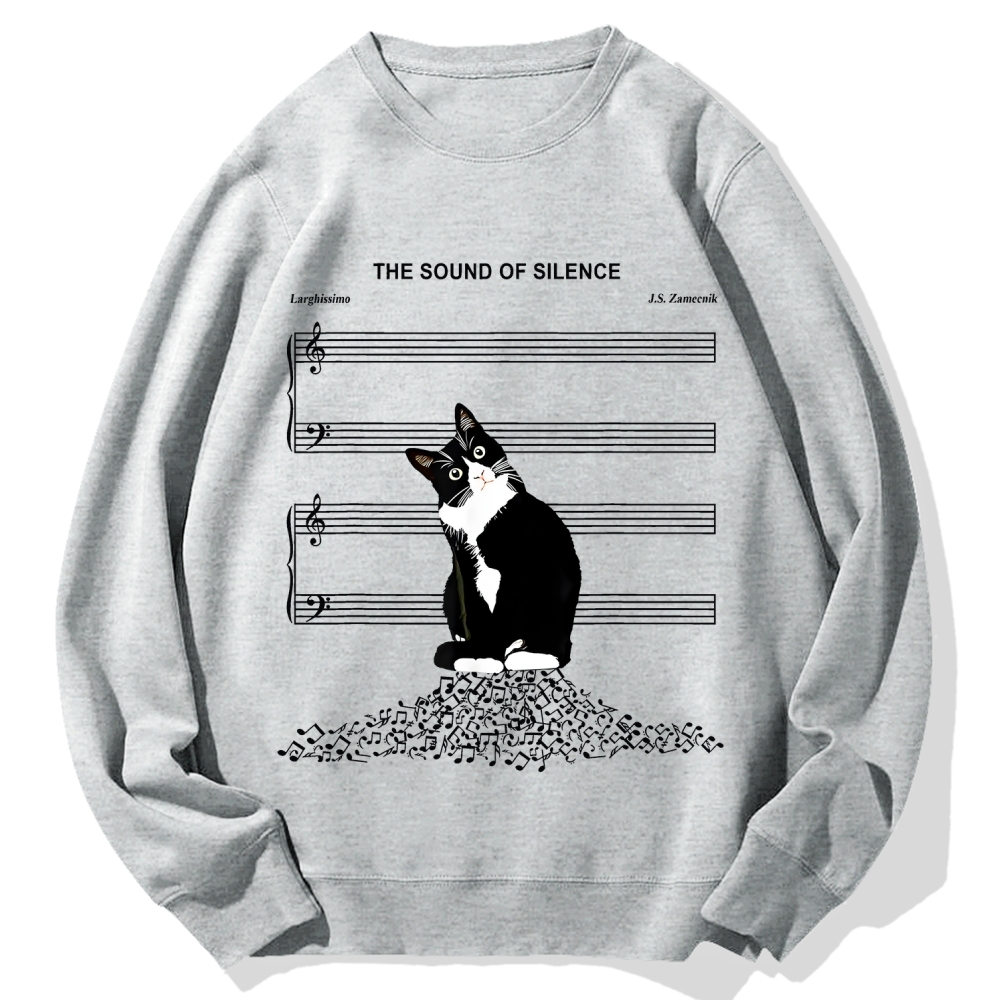 The Sound of Silence Cotton Sweatshirt