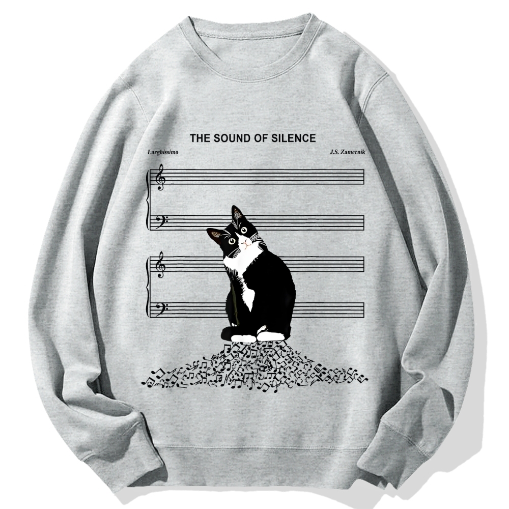 The Sound of Silence Cotton Sweatshirt