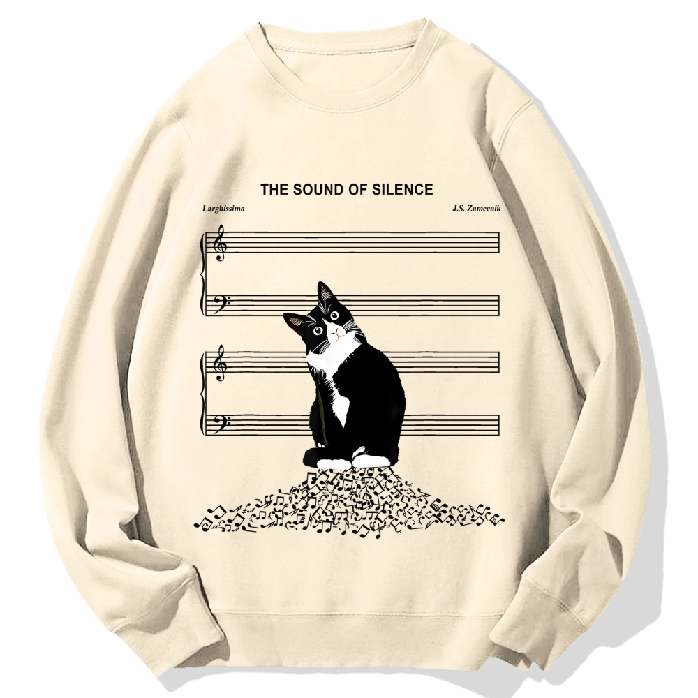 The Sound of Silence Cotton Sweatshirt