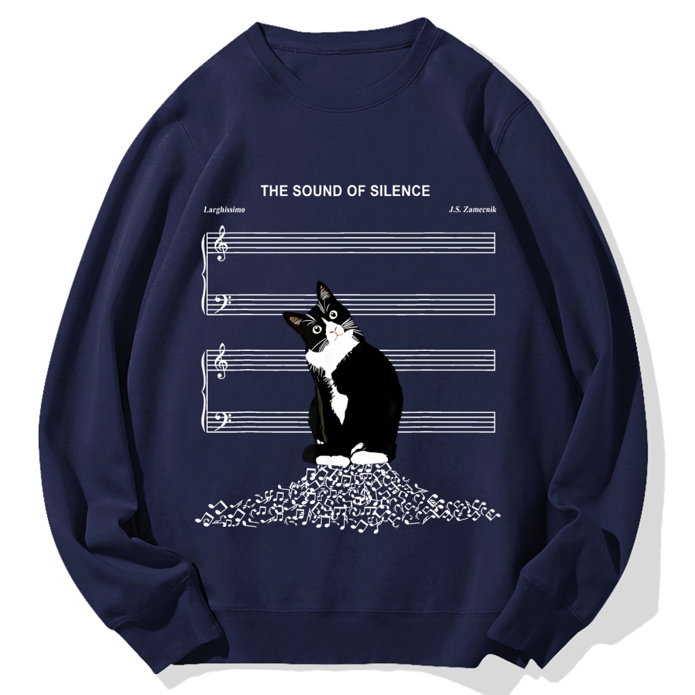 The Sound of Silence Cotton Sweatshirt