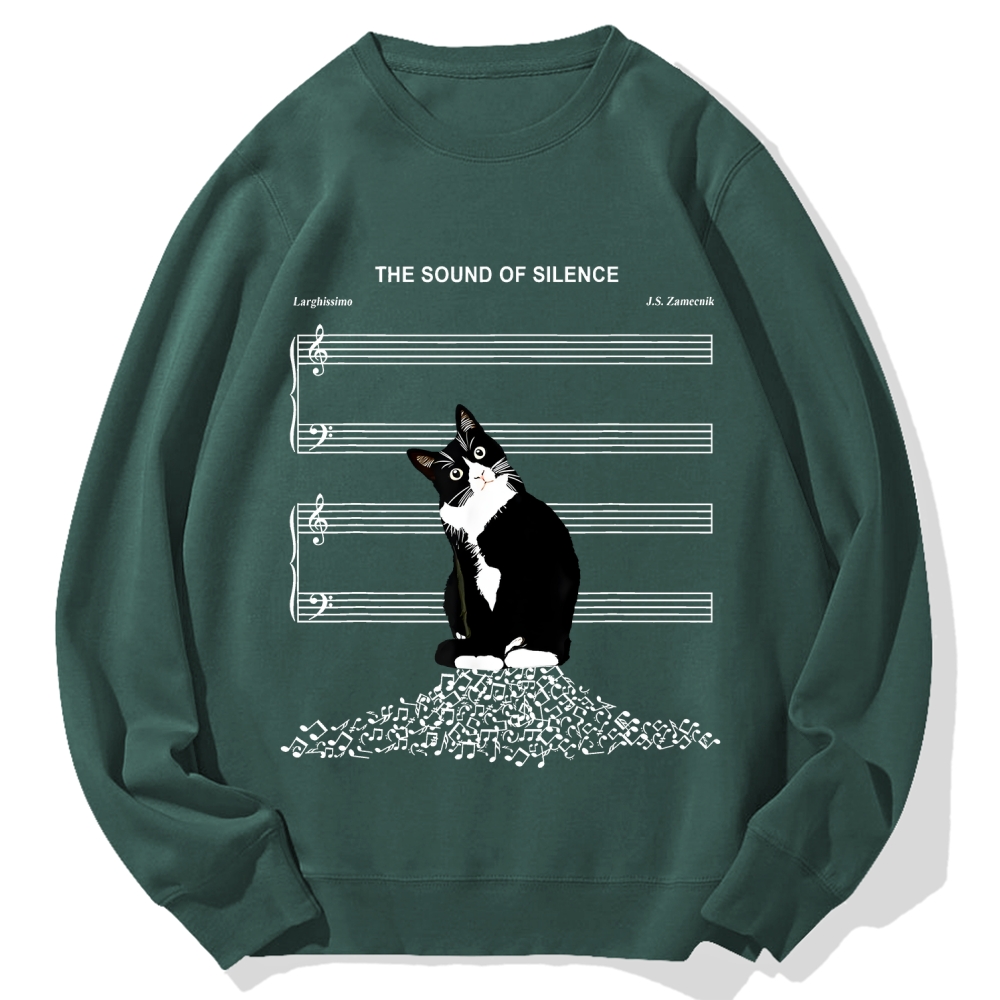 The Sound of Silence Cotton Sweatshirt