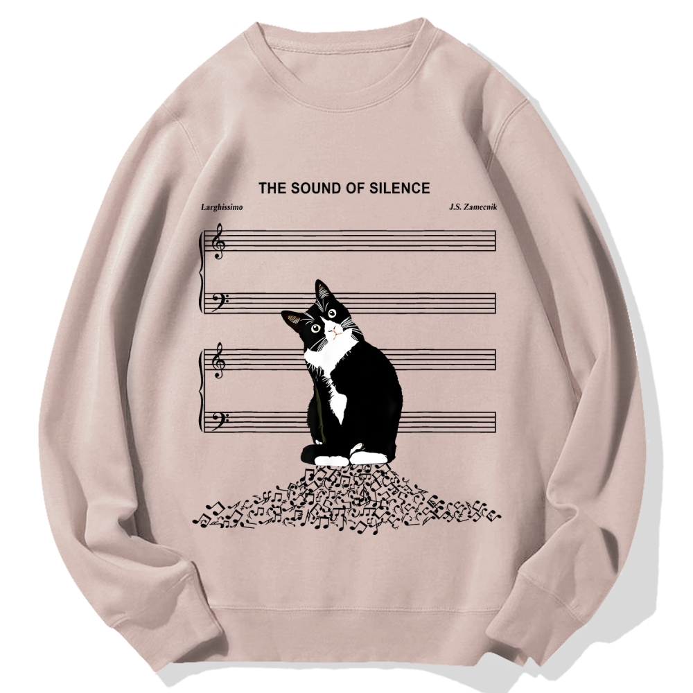 The Sound of Silence Cotton Sweatshirt