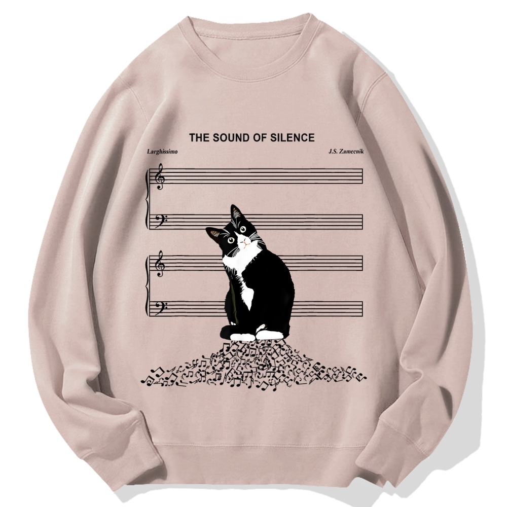 The Sound of Silence Cotton Sweatshirt
