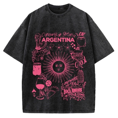 Argentina Vintage Washed T-shirt