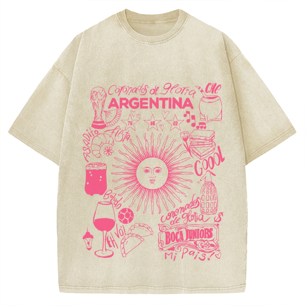 Argentina Vintage Washed T-shirt