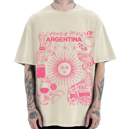 Argentina Vintage Washed T-shirt