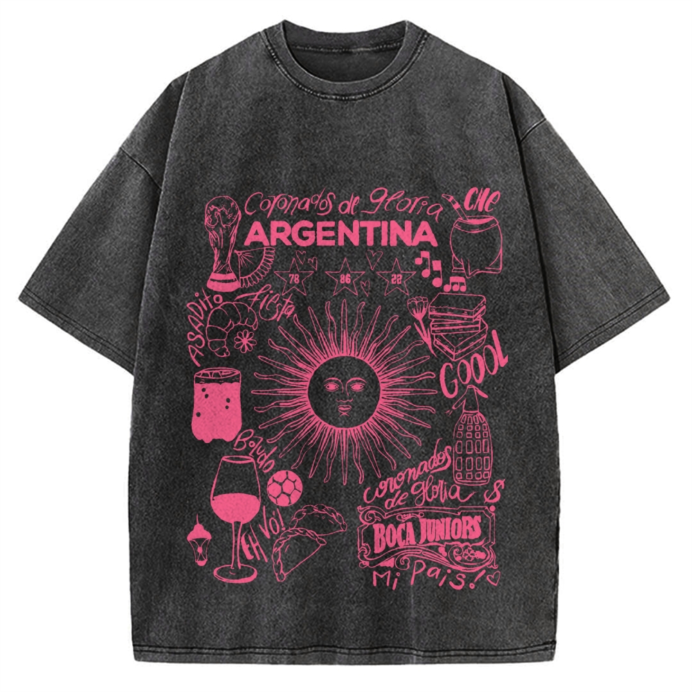 Argentina Vintage Washed T-shirt