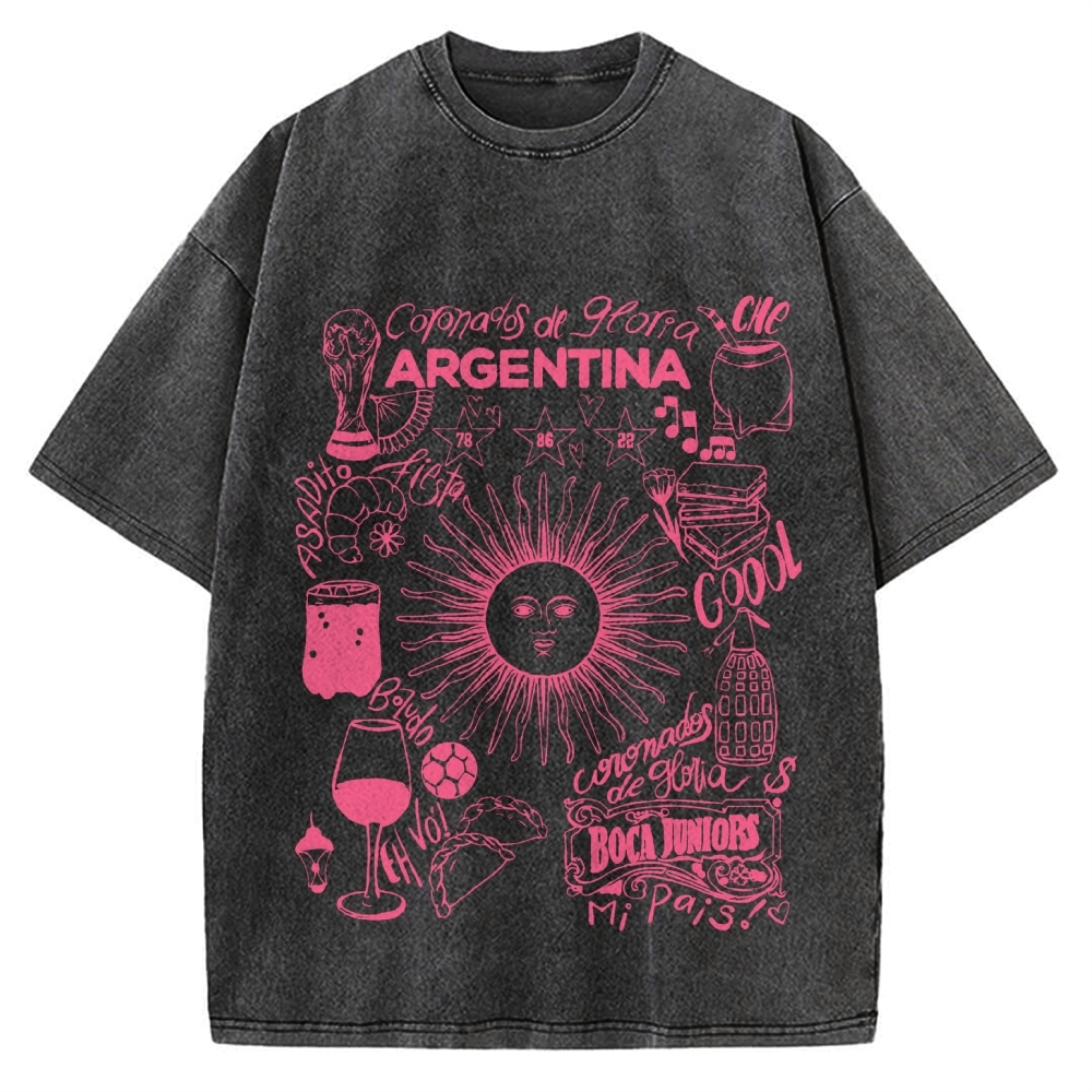Argentina Vintage Washed T-shirt