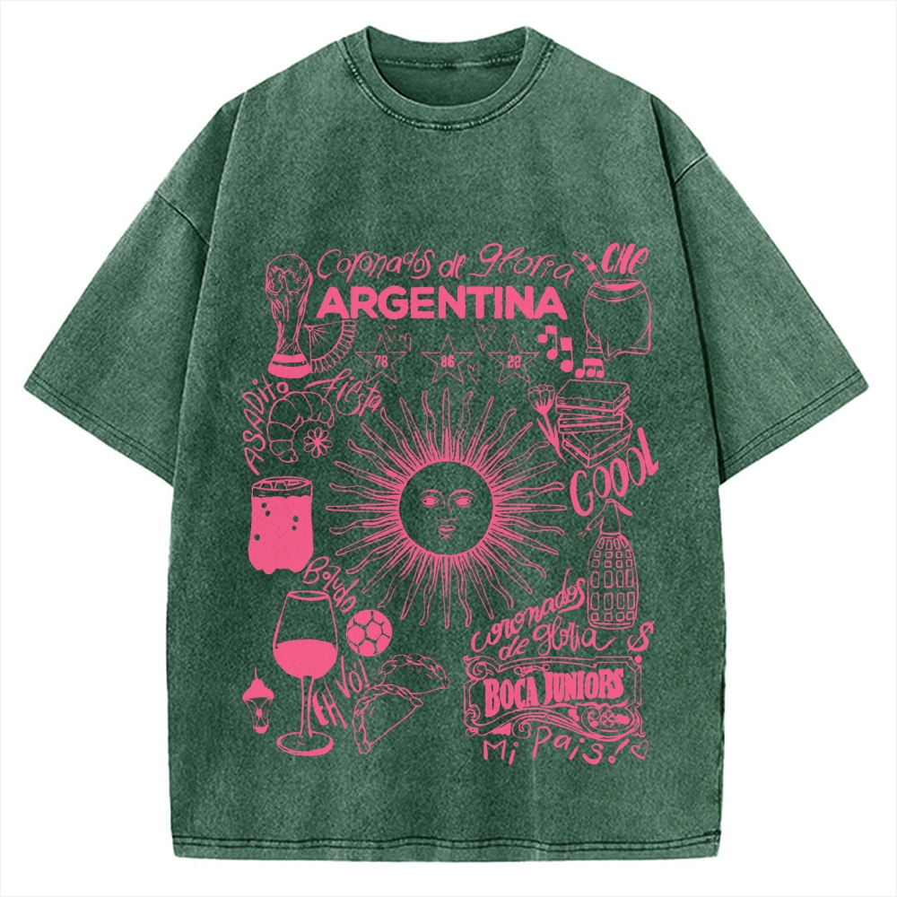 Argentina Vintage Washed T-shirt