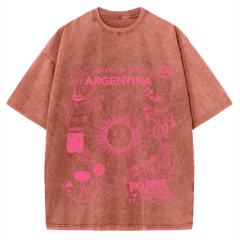 Argentina Vintage Washed T-shirt