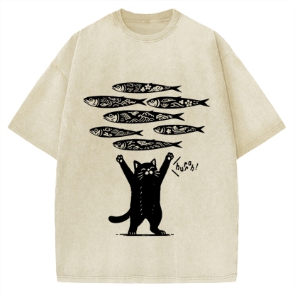 The Lucky Cat Vintage Washed T-shirt