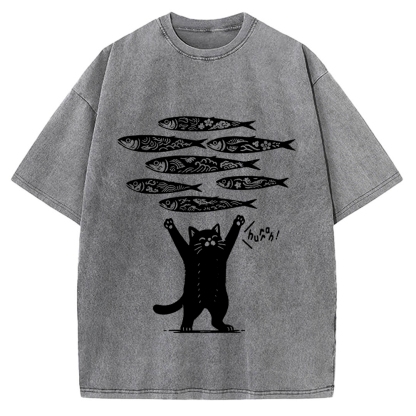 The Lucky Cat Vintage Washed T-shirt