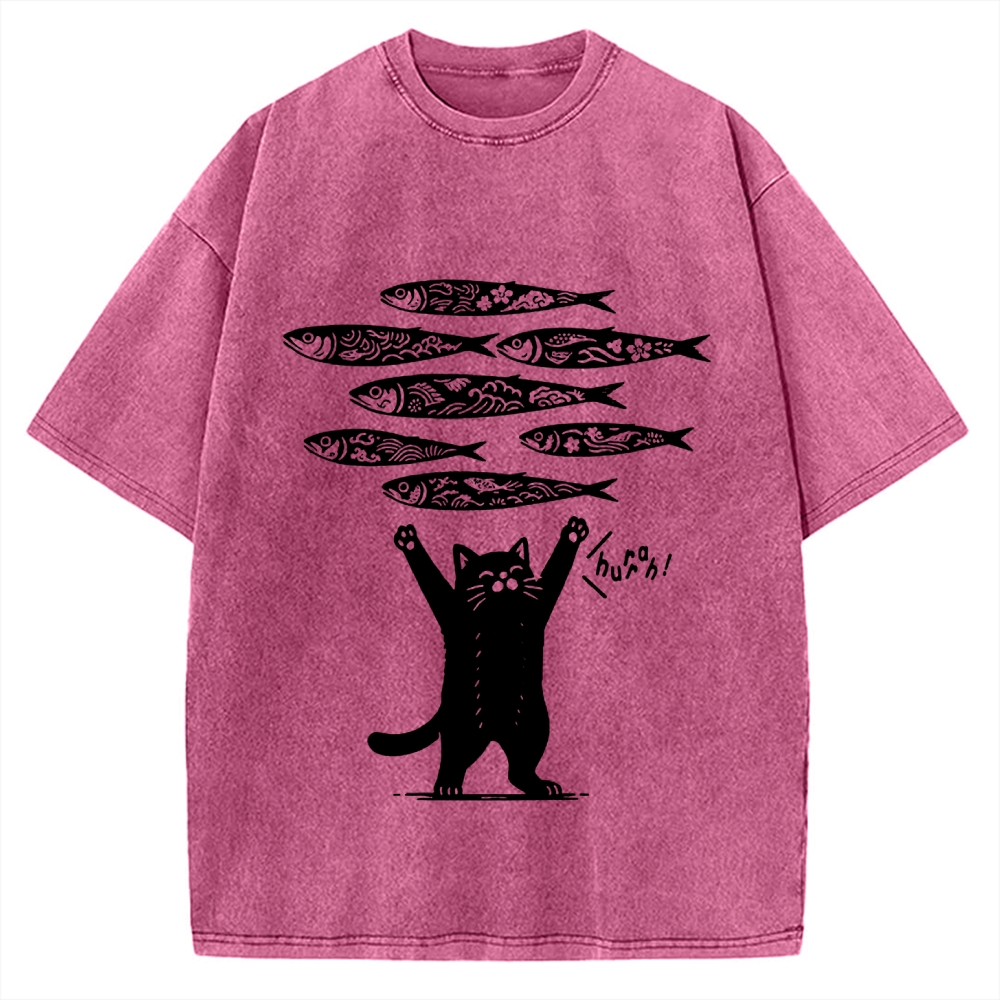 The Lucky Cat Vintage Washed T-shirt