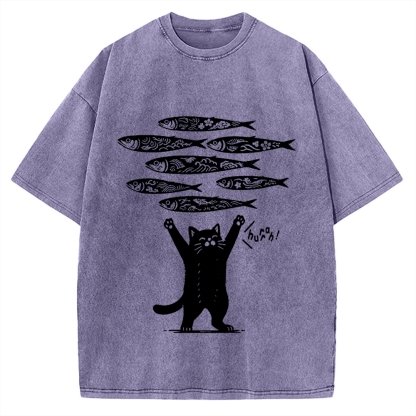 The Lucky Cat Vintage Washed T-shirt