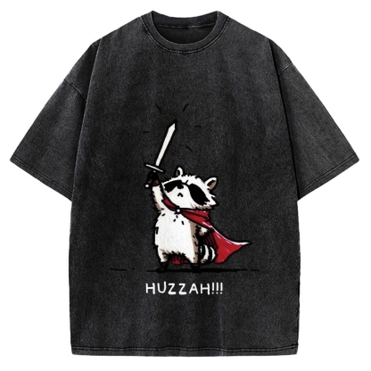 Huzzah Racoon Vintage Washed T-shirt