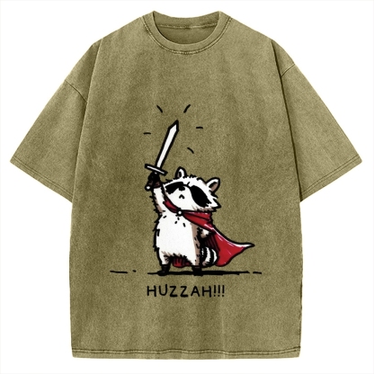Huzzah Racoon Vintage Washed T-shirt