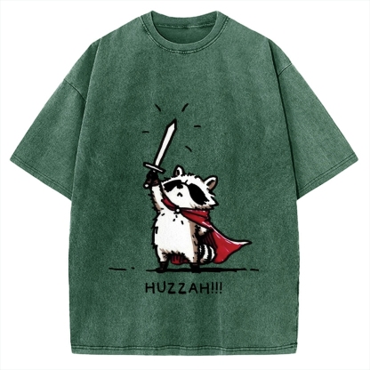 Huzzah Racoon Vintage Washed T-shirt