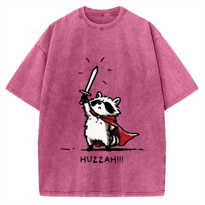 Huzzah Racoon Vintage Washed T-shirt