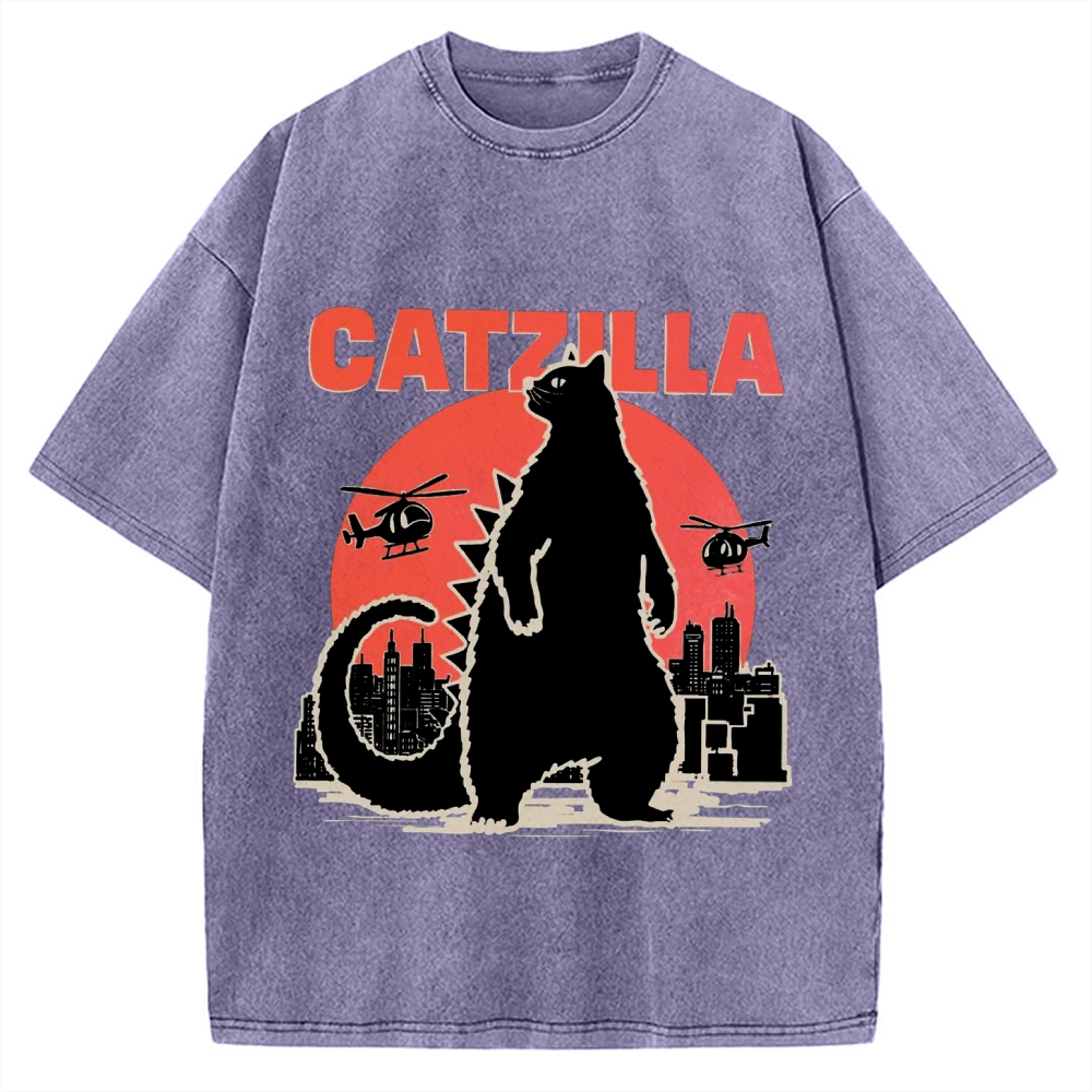 Catzilla Vintage Washed T-shirt