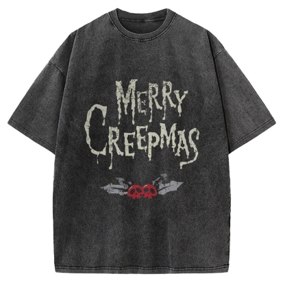 Merry Creepmas Vintage Washed T-shirt