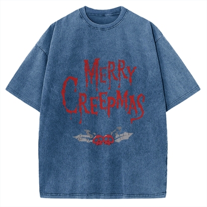 Merry Creepmas Vintage Washed T-shirt