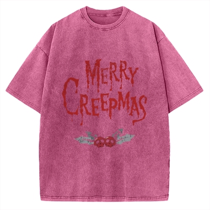 Merry Creepmas Vintage Washed T-shirt